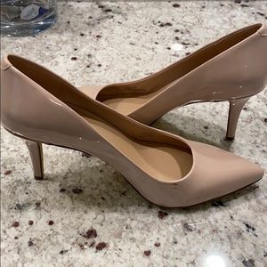 BCBG Nude Patent Leather Pumps Size 10M